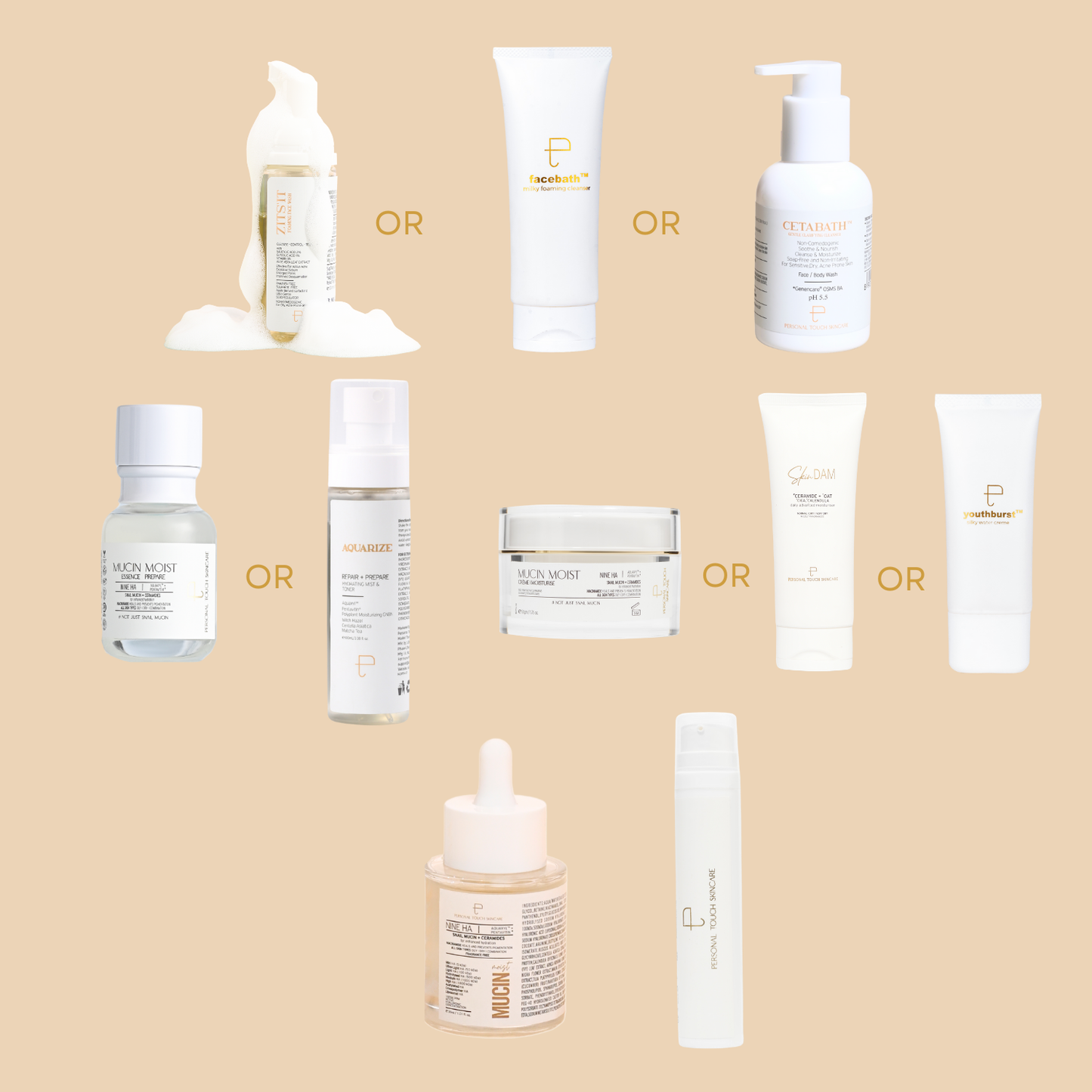 KRITI DS SPECIAL ROUTINE - FACEWASH, TONER, MUCIN MOIST SERUM, MOISTURIZER & MUCIN SPF