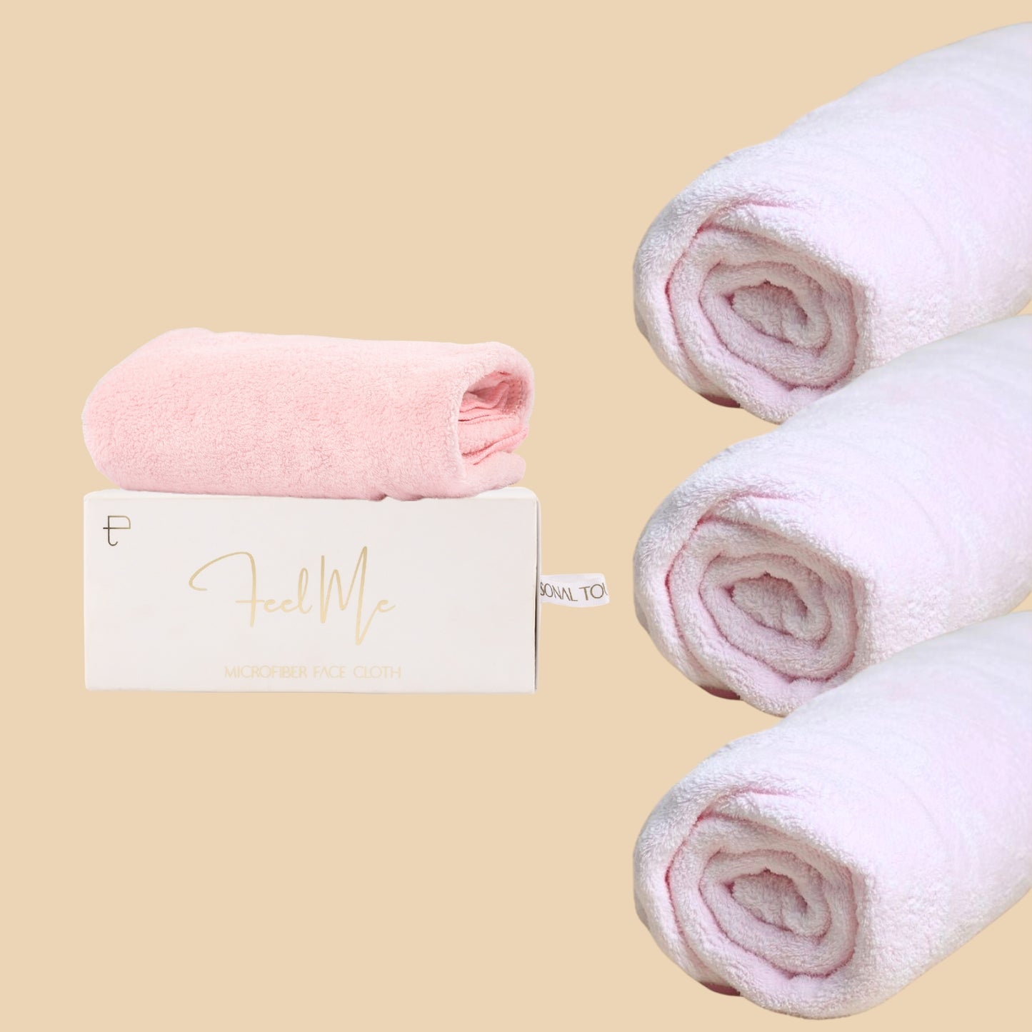 Buy 1 Get 4 (3 x Bath Towels & 1 x Face Towel)