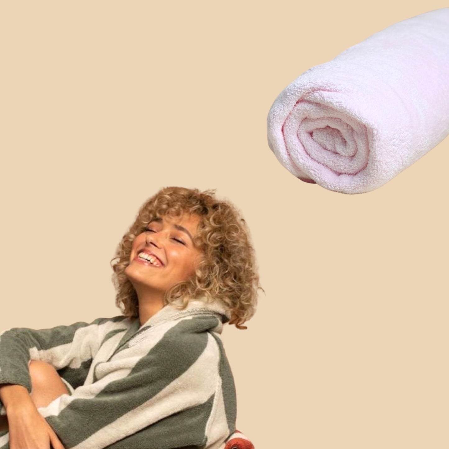 Buy Feel Me Bath Towel, Get Bath Robe Free