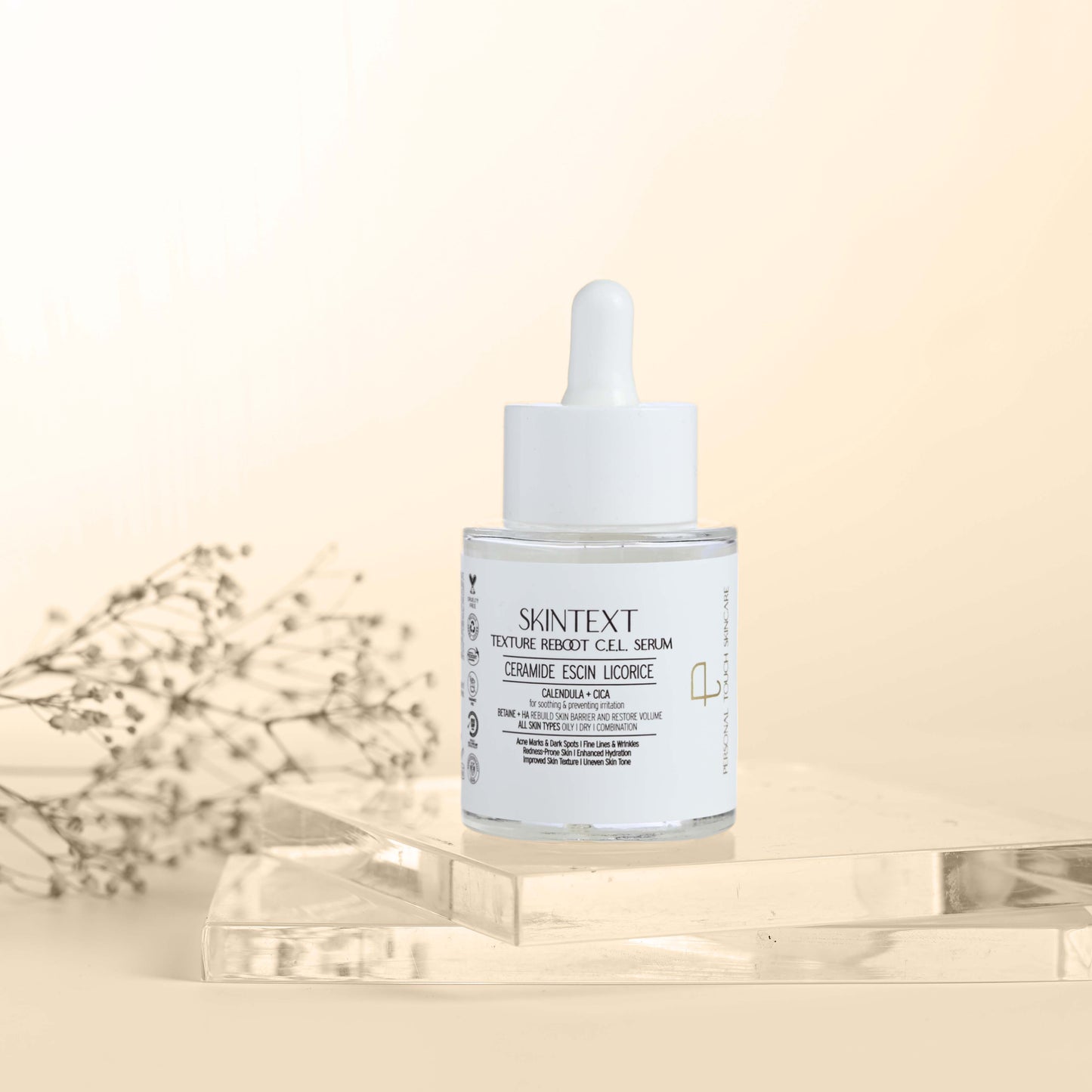 Skintext Texture Reboot C.E.L Serum For Rebuilding Skin Barrier & Restoring Volume