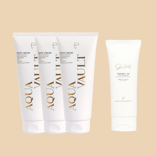 BUY 1 GET 4 (COMBO OF 3 x AQUA VAULT BODY CREAM & 1 x SKINDAM)