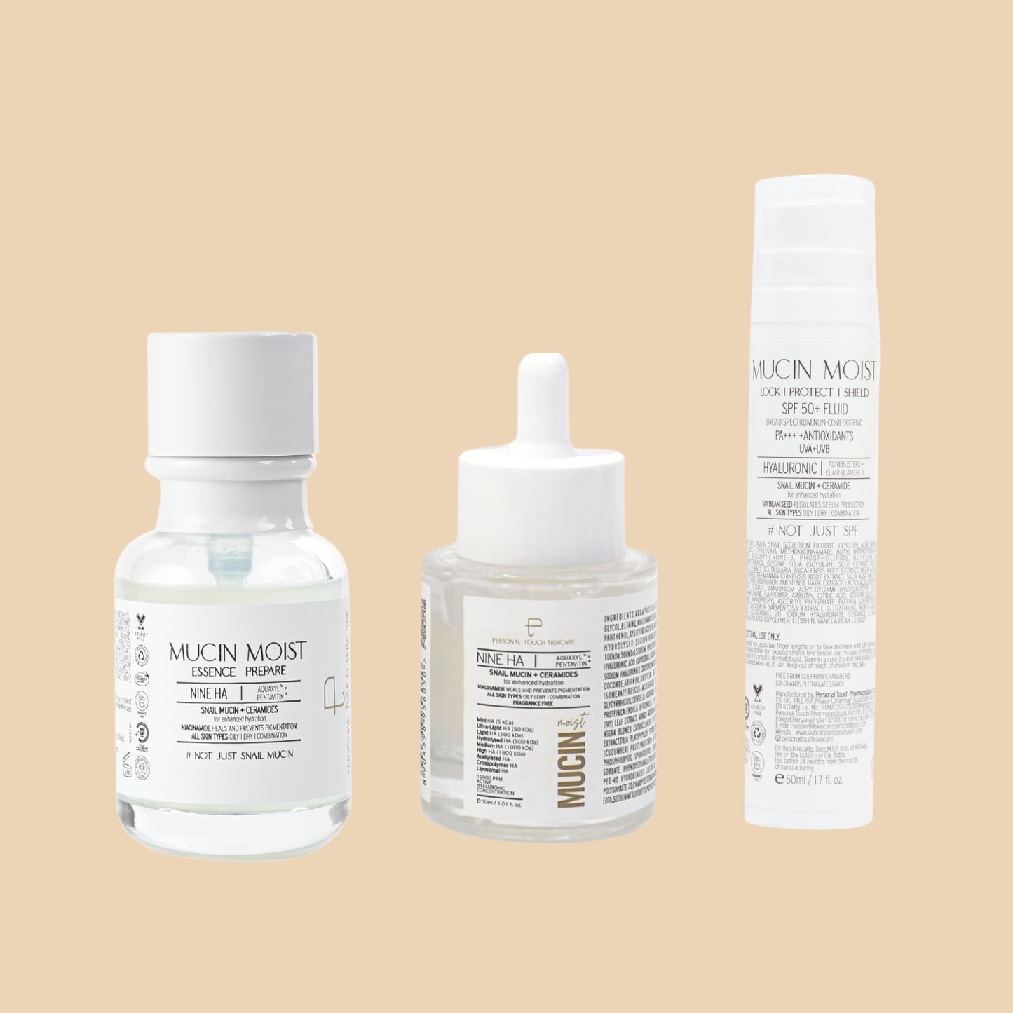 Buy Mucin Essence, Get Mucin Moist Serum & Spf Free