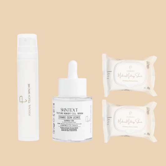 BUY MUCIN SPF, GET SKINTEXT & 2 x MAKEUP MELTING WIPES FREE