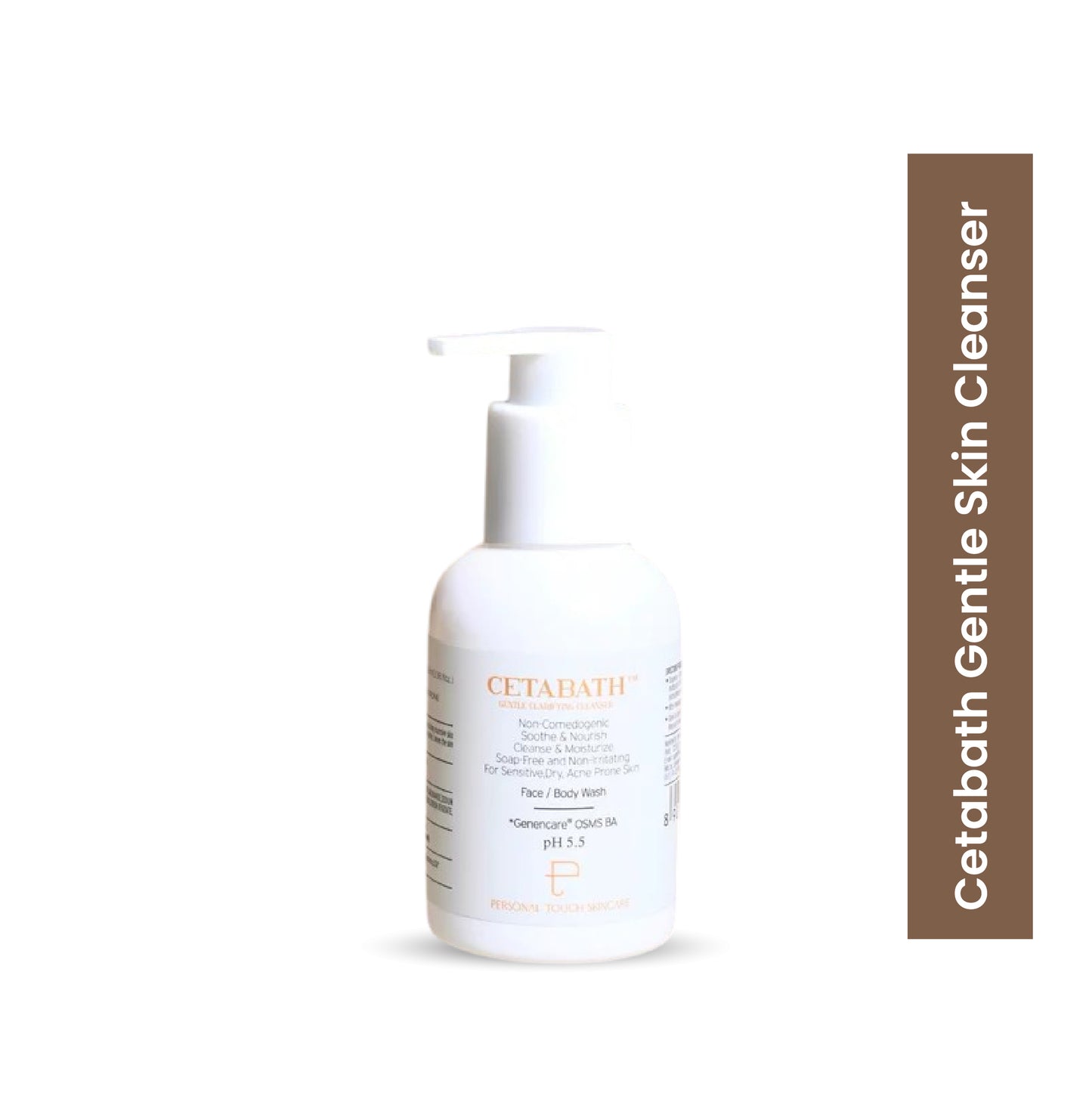 Cetabath Gentle Skin Cleanser Dry To Sensitive  Skin With Niacinamide Dermatologist Recommended - Dry & Sensitive Skin | 100ml