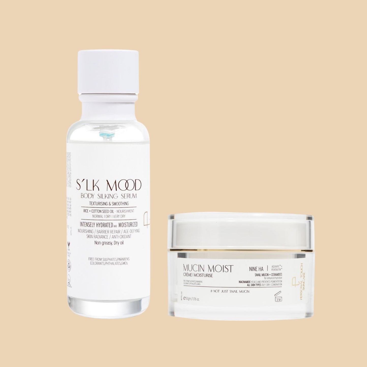 Combo of Silk Mood & Mucin Creme