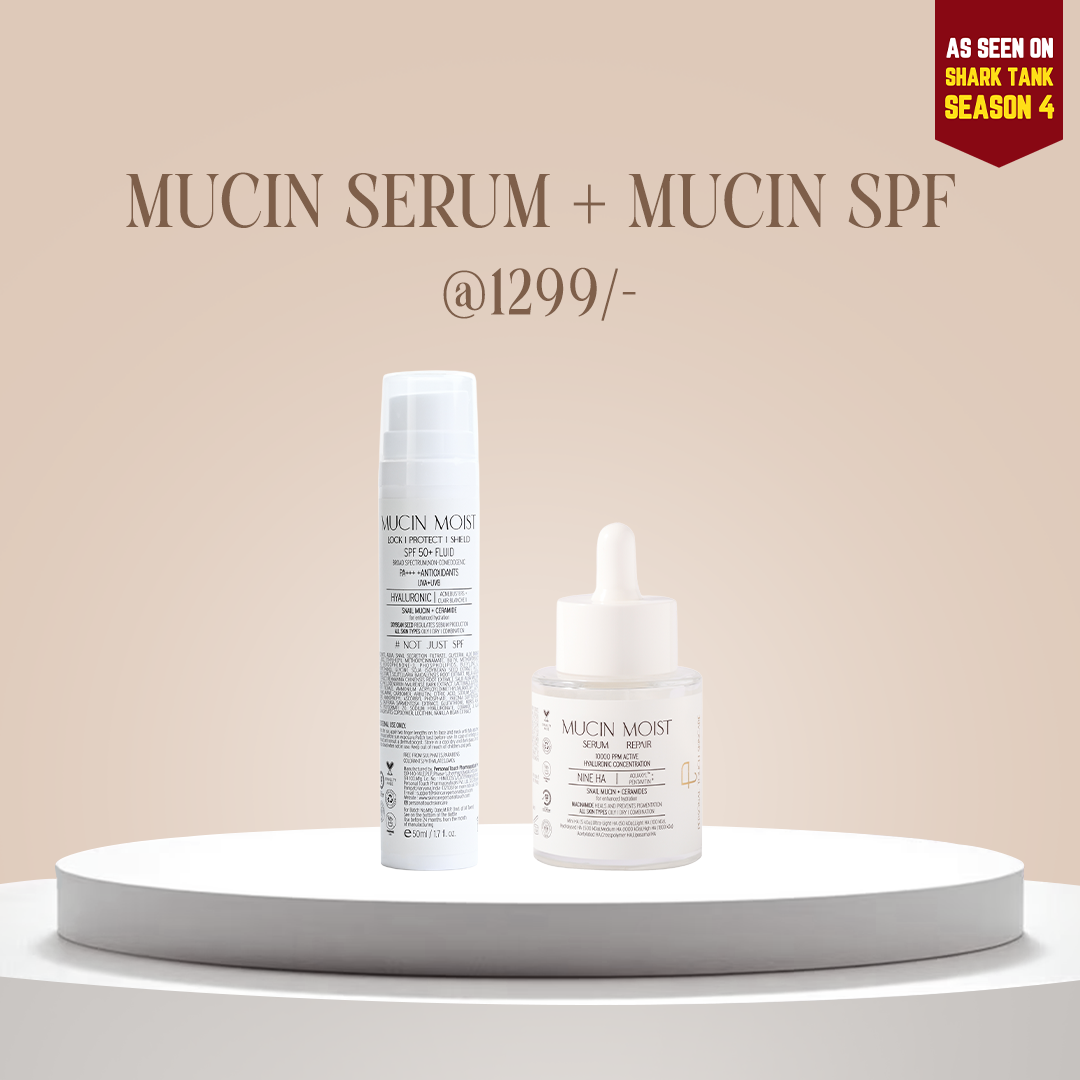 COMBO OF MUCIN MOIST SERUM & MUCIN SPF