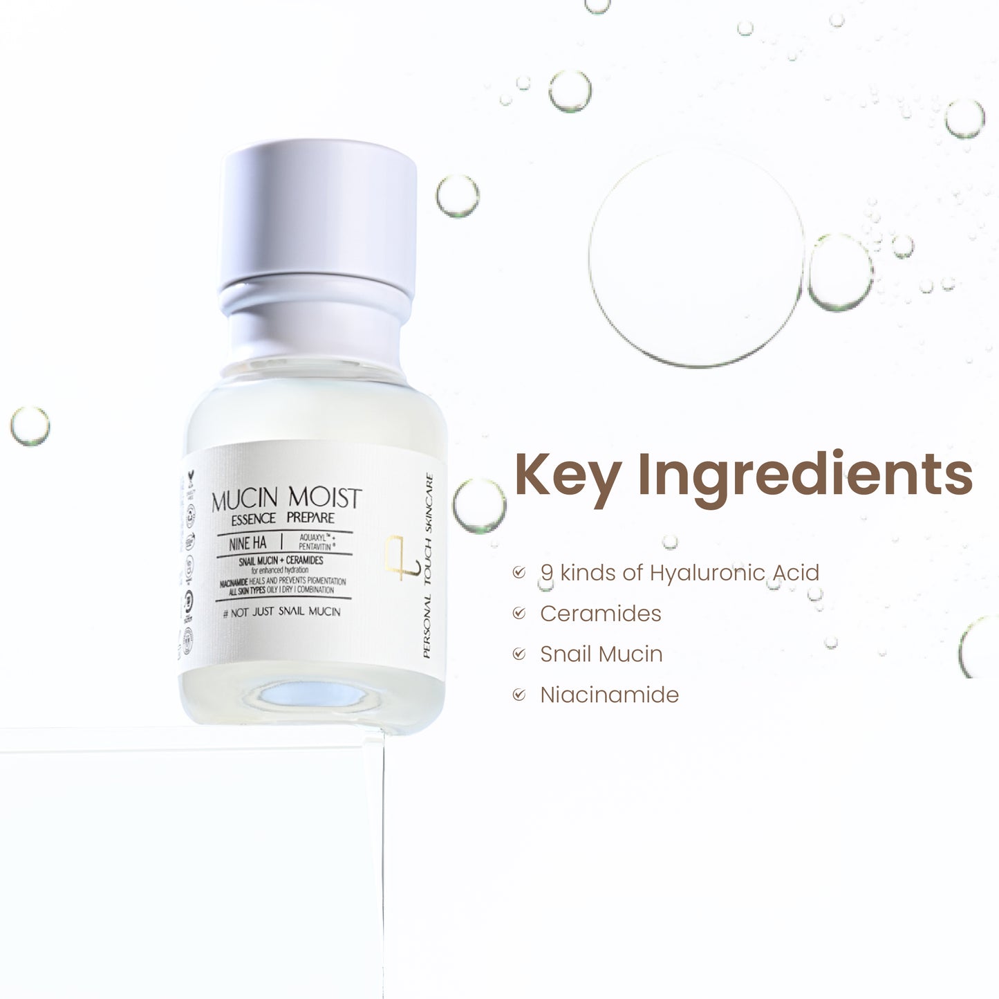 Mucin Essence Toner With Snail Mucin & Ceramides For Enhanced Hydration - Oily, Normal, Combination & Dry Skin