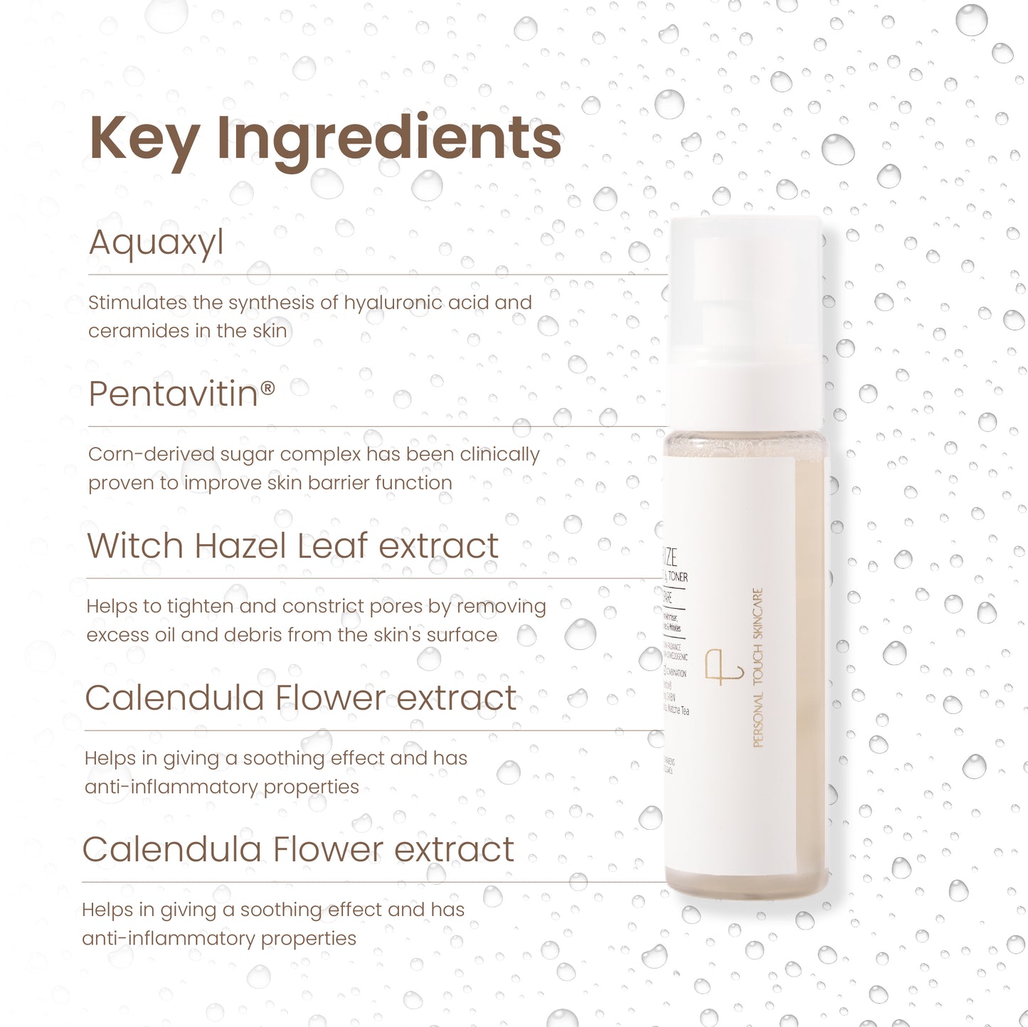 Aquarize Toner + Mist With Hyaluronic Acid For Intense Hydration - Normal, Combination, Dry & Sensitive Skin